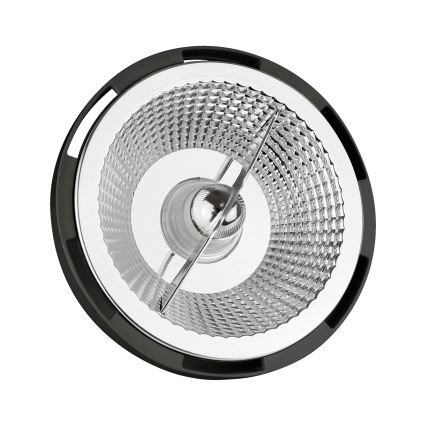 LED Žarulja AR111 GU10/12W/230V 3000K 15° crna