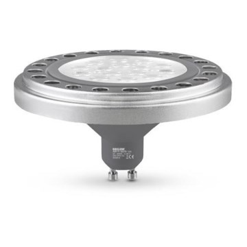 LED Žarulja AR111 GU10/12W/230V 3000K srebrna 30°