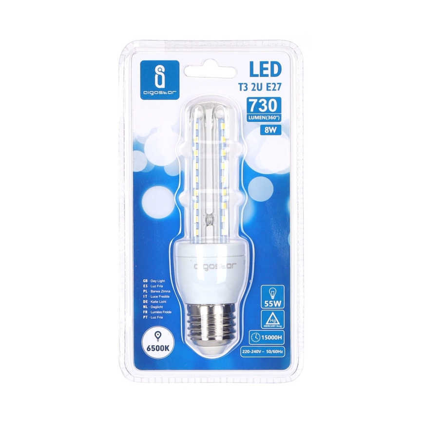 LED Žarulja B5 E27/8W/230V 6500K - Aigostar
