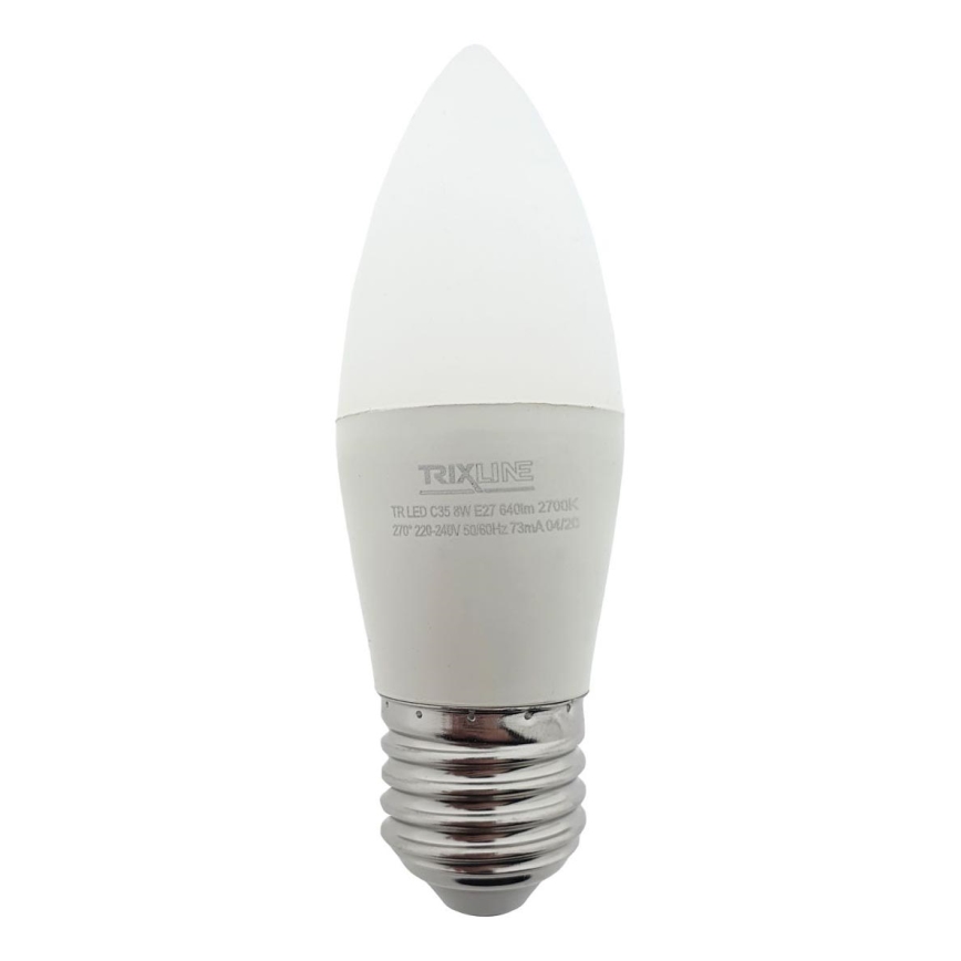 LED Žarulja C35 E27/8W/230V 2700K