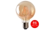 LED Žarulja CLASIC AMBER G95 E27/8W/230V 2200K - Brilagi