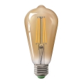 LED Žarulja CLASIC AMBER ST64 E27/10W/230V 2200K - Brilagi