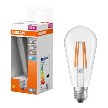 LED žarulja CLASSIC FILAMENT E27/6,5W/230V 4000K - Osram