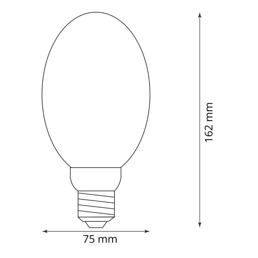 LED Žarulja DECO VINTAGE B75 E27/4W/230V 1800K
