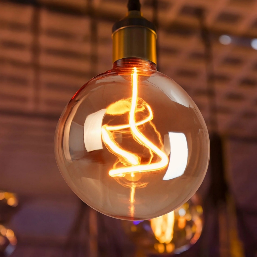 LED Žarulja DECO VINTAGE FILAMENT G125 E27/4W/230V 1800K