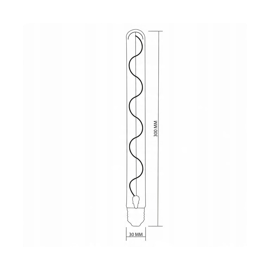 LED Žarulja DECO VINTAGE FILAMENT T30 E27/4,5W/230V 2200K