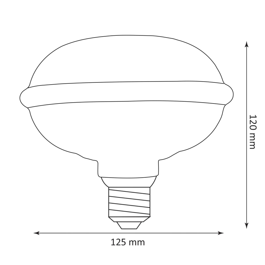 LED Žarulja DECO VINTAGE FILAMENT UFO130 E27/4W/230V 1800K