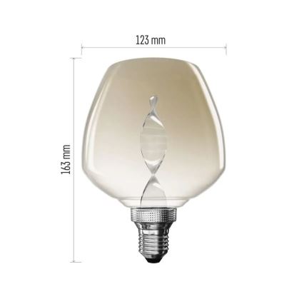 LED žarulja DECO VINTAGE S123 E27/3,5W/230V 1800K