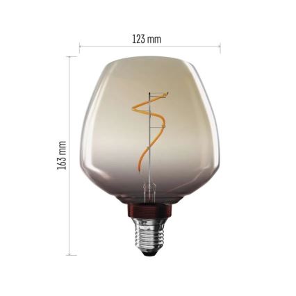 LED žarulja DECO VINTAGE S123 E27/4W/230V 1800K