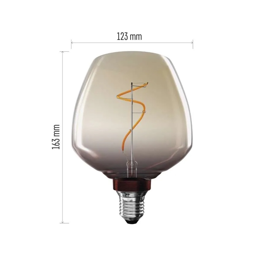 LED žarulja DECO VINTAGE S123 E27/4W/230V 1800K