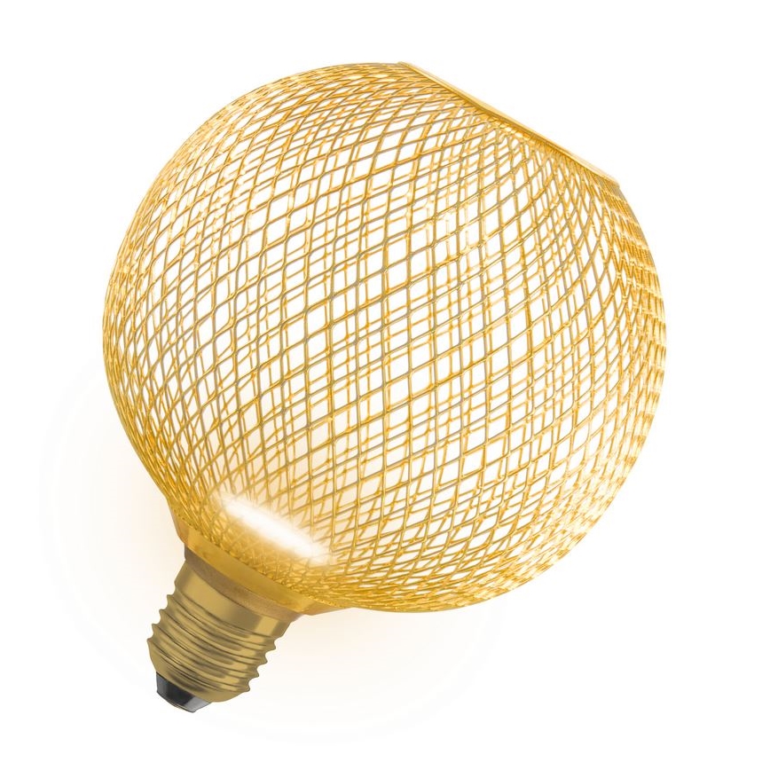 LED Žarulja DECOR FLAT G125 E27/3,5W/230V 2700K zlatna - Osram