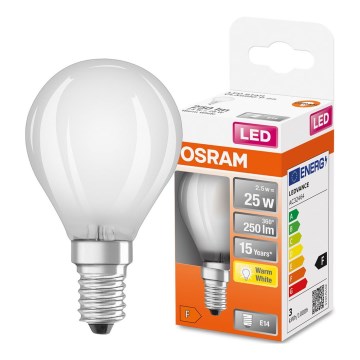 LED Žarulja E14/2,5W/230V 2700K - Osram