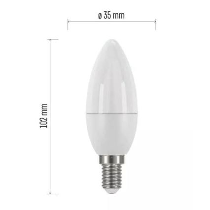 LED Žarulja E14/4,2W/230V 4000K CRI 94 Ra