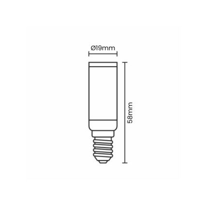 LED Žarulja E14/4,5W/230V 2800K