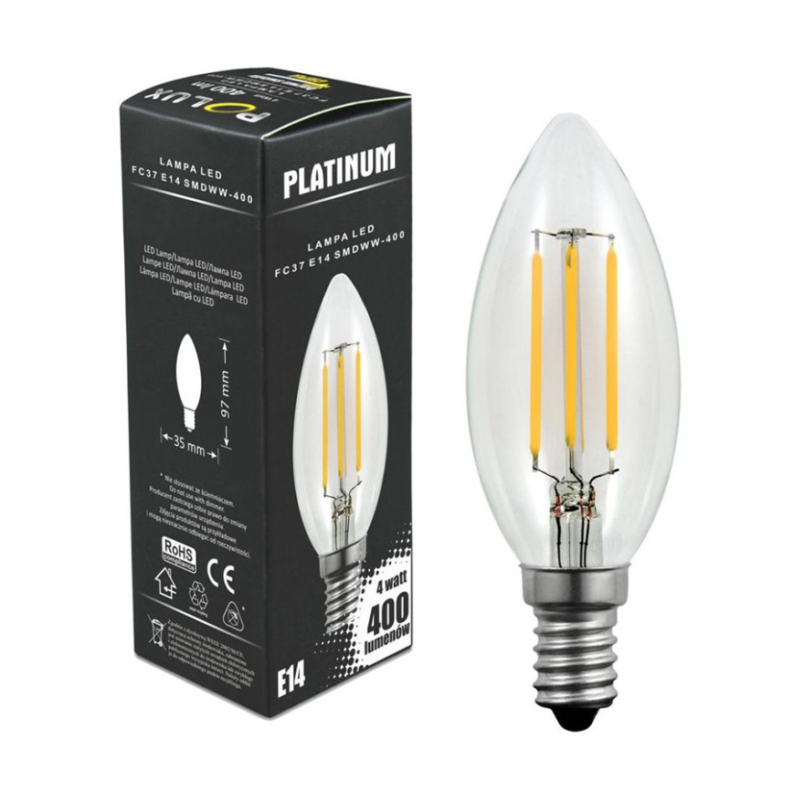 LED Žarulja C37 E14/4W/230V 3000K