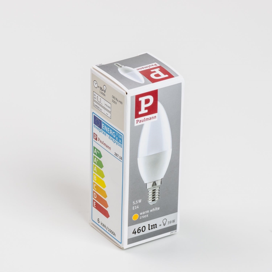 LED Žarulja E14/5,5W/230V 2700K - Paulmann 28718