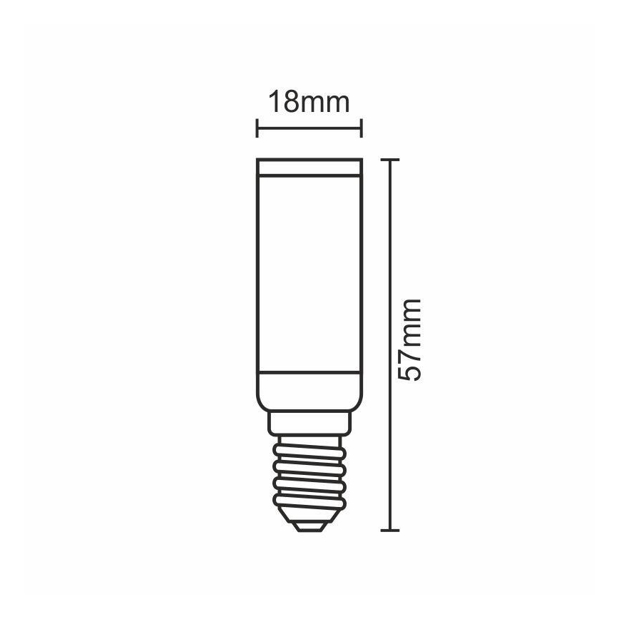 LED Žarulja E14/5W/230V 2800K
