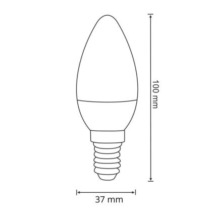 LED Žarulja E14/6,3W/230V