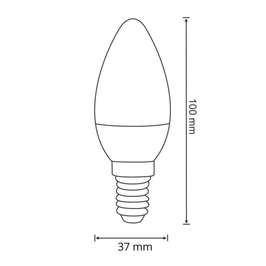 LED Žarulja E14/6,3W/230V