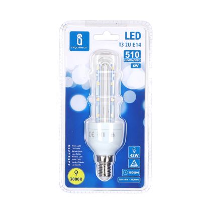 LED Žarulja E14/6W/230V 3000K - Aigostar