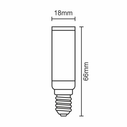 LED Žarulja E14/7W/230V 2700K