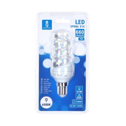 LED Žarulja E14/7W/230V 6500K - Aigostar