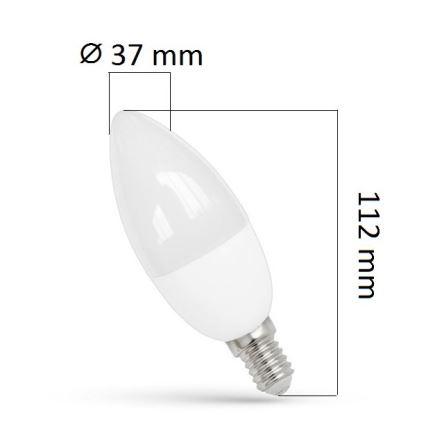 LED Žarulja E14/8W/230V 3000 K