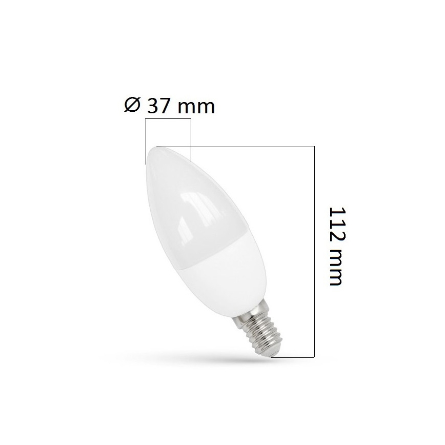 LED Žarulja E14/8W/230V 3000 K