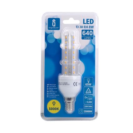 LED Žarulja E14/8W/230V 3000K - Aigostar