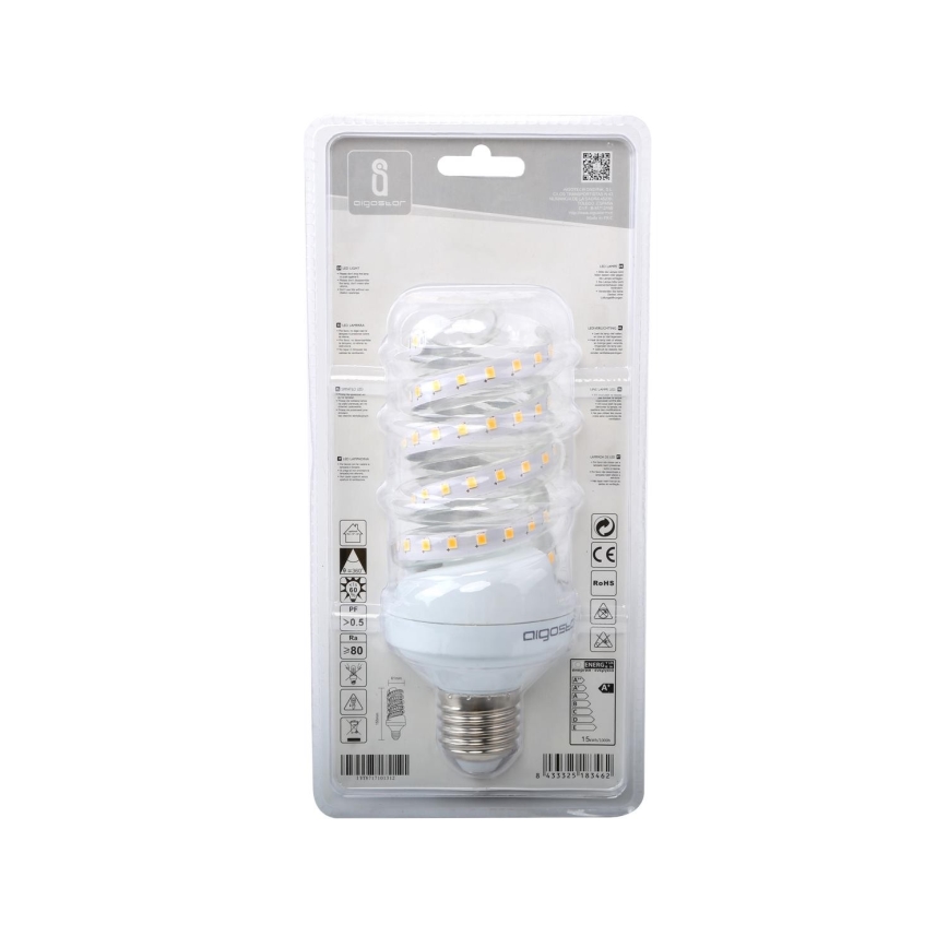 LED Žarulja E27/15W/230V 3000K - Aigostar