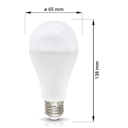 LED Žarulja E27/18W/230V 4000K