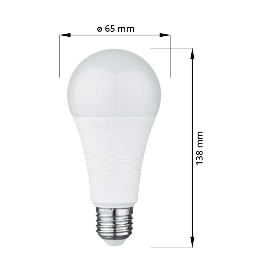LED Žarulja E27/18W/230V 6000K 2000 lm