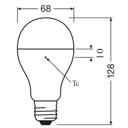 LED Žarulja E27/19W/230V 2700K - Osram