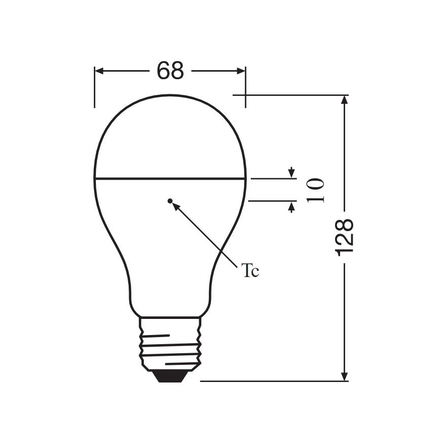 LED Žarulja E27/19W/230V 2700K - Osram