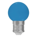 LED žarulja E27/1W/230V 5500-6500K plava