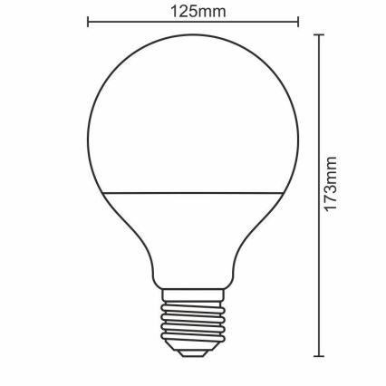 LED Žarulja E27/20W/165-265V 3000K