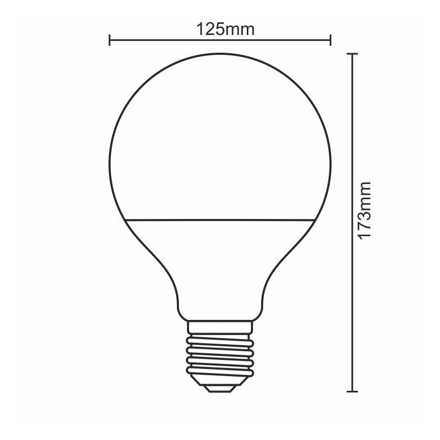 LED Žarulja E27/20W/165-265V 3000K