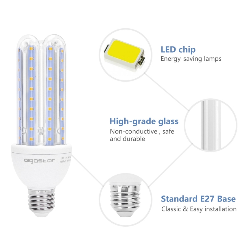 LED Žarulja E27/23W/230V 3000K - Aigostar
