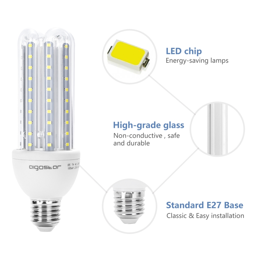 LED Žarulja E27/23W/230V 6500K - Aigostar