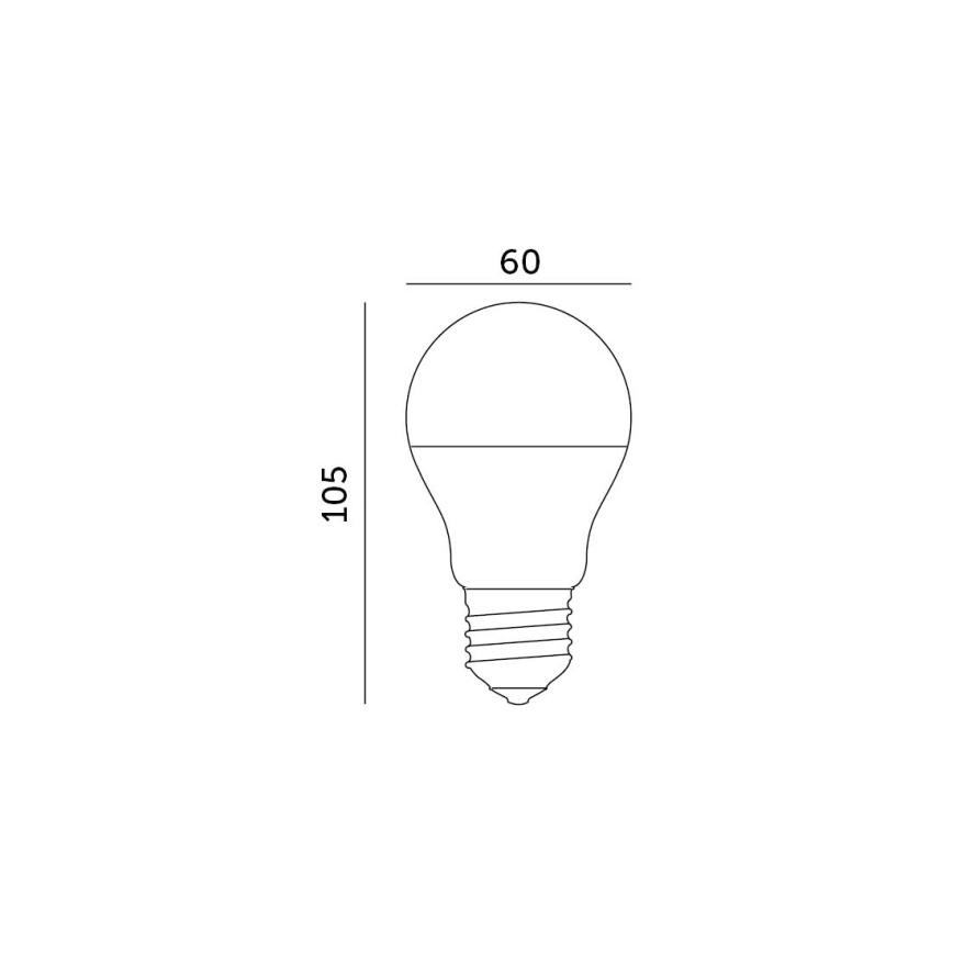 LED Žarulja E27/8,5W/230V 4000K