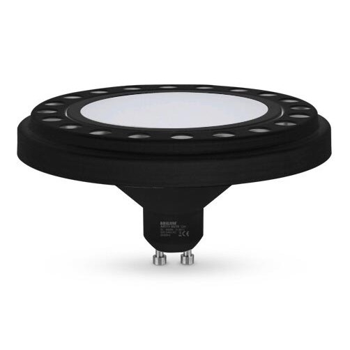 LED Žarulja ECOLINE AR111 GU10/12W/230V 3000K 120° crna - Brilagi