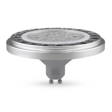 LED Žarulja ECOLINE AR111 GU10/15W/230V 3000K 30° srebrna - Brilagi