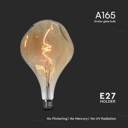 LED Žarulja FILAMENT A165 E27/4W/230V 1800K