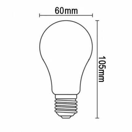 LED Žarulja FILAMENT A60 E27/12W/230V 3000K