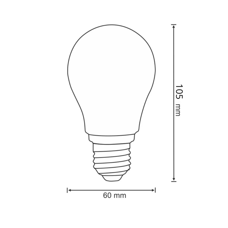 LED Žarulja FILAMENT A60 E27/6W/230V 3000K