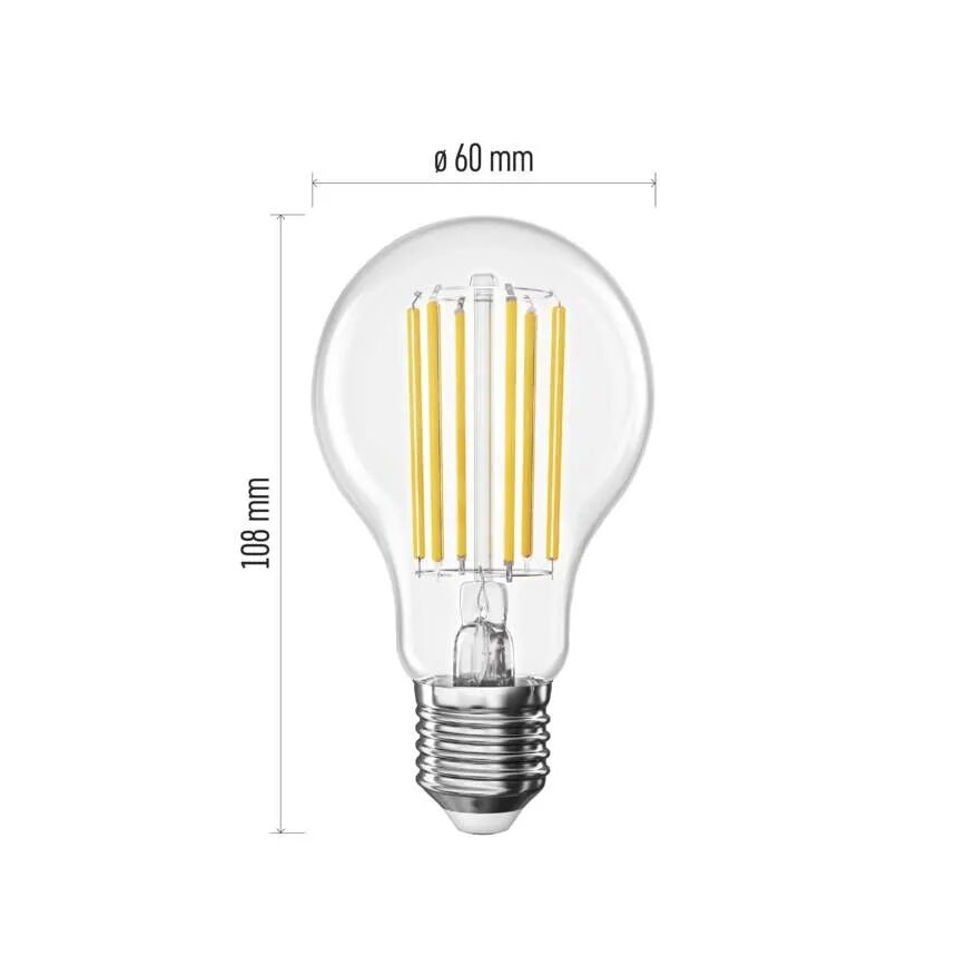 LED Žarulja FILAMENT A60 E27/7,2W/230V 4000K