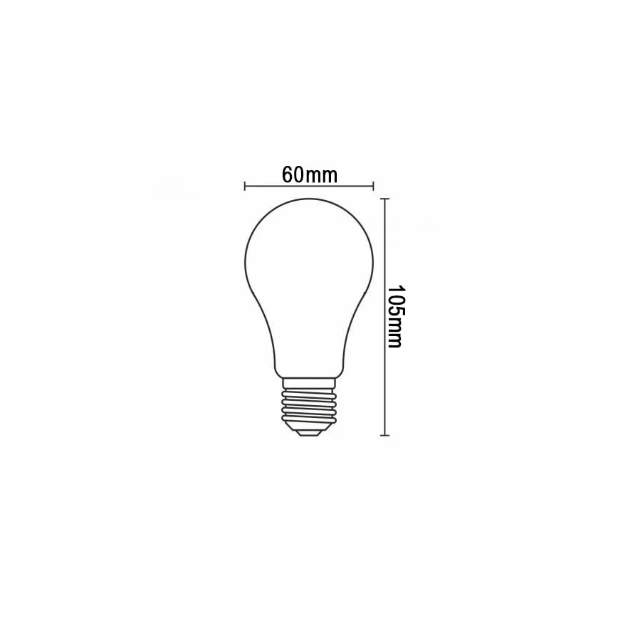 LED Žarulja FILAMENT A60 E27/7,3W/230V 3000K