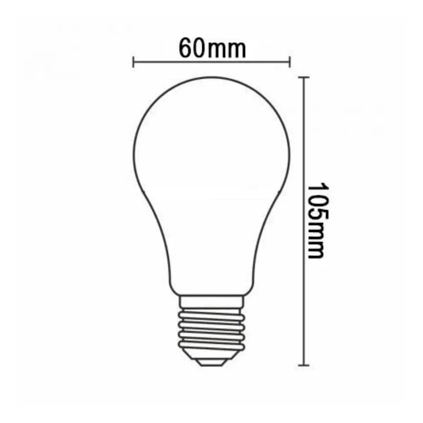 LED Žarulja BIJELI FILAMENT A60 E27/9W/230V 4000K