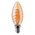 LED Žarulja FILAMENT AMBER E14/4W/230V 2200K