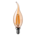 LED Žarulja FILAMENT AMBER E14/4W/230V 2200K